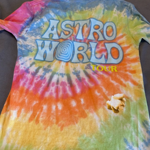 Travis Scott AstroWorld Tour Tie Dye Long Sleeve Shirt Small Wish You Were Here. - Picture 7 of 7